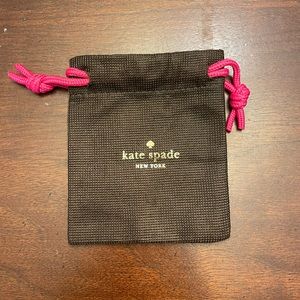 Mini Kate Spade Jewelry Dust Bag with Drawstring
